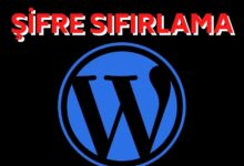 WordPress Şifre Sıfırlama Nasıl Yapılır?