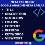 Meta Etiket Nedir? Nasıl Kullanılır? – SEO Defteri